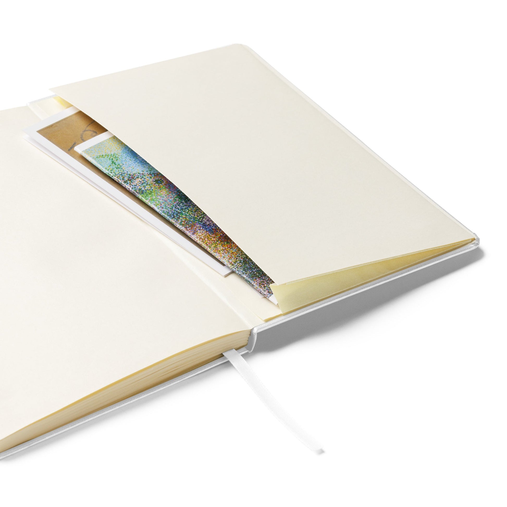 Hardcover Bound Notebook White • tsgabrielle™ USA • • Hardcover Bound Notebook White