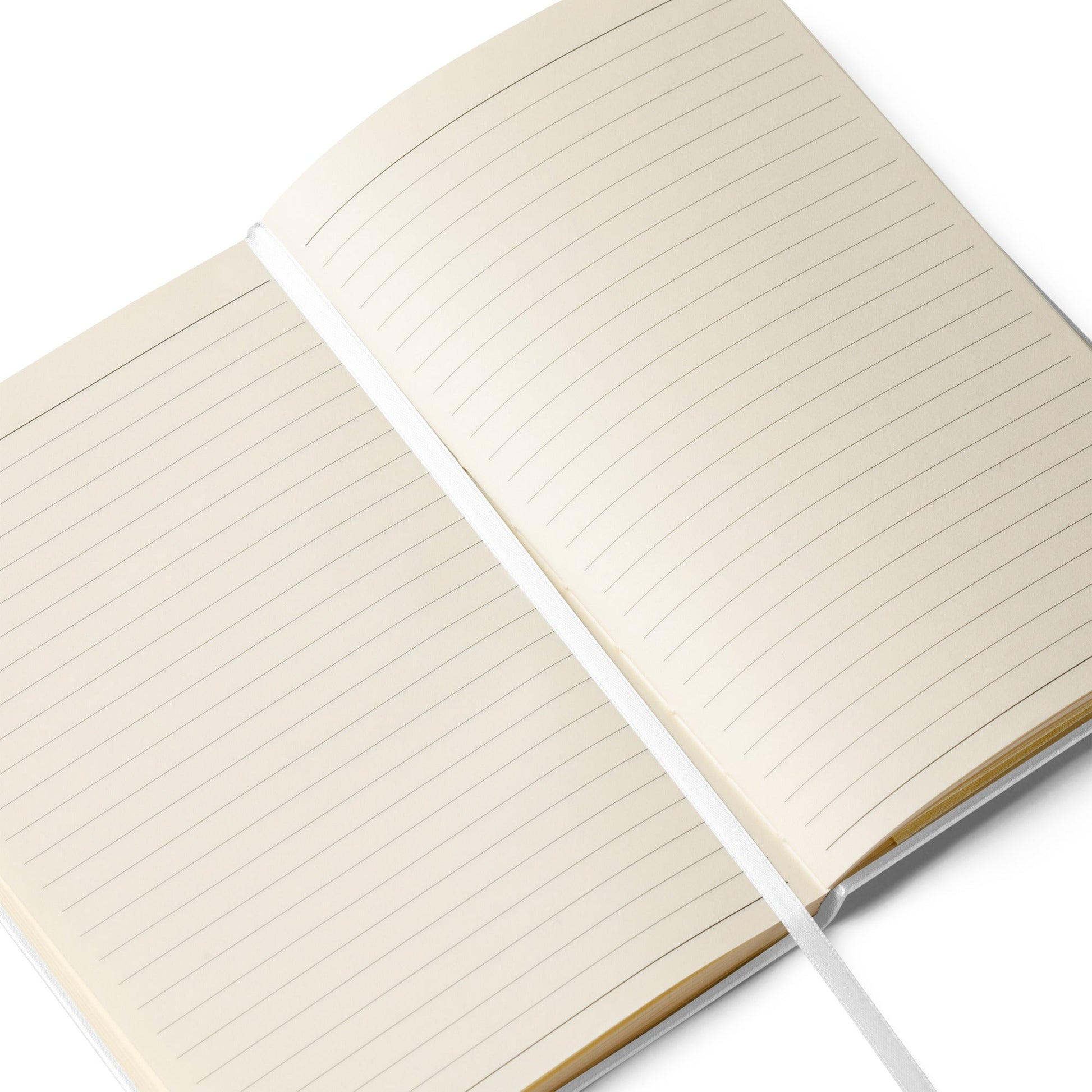 Hardcover Bound Notebook White • tsgabrielle™ USA • • Hardcover Bound Notebook White