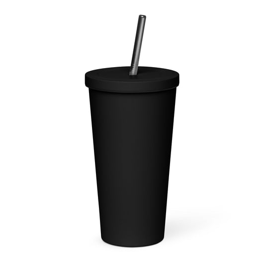 Insulated Tumbler with a Straw Color • tsgabrielle™ USA • • Insulated Tumbler with a Straw Color