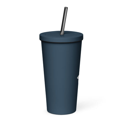 Insulated Tumbler with a Straw Color • tsgabrielle™ USA • • Insulated Tumbler with a Straw Color