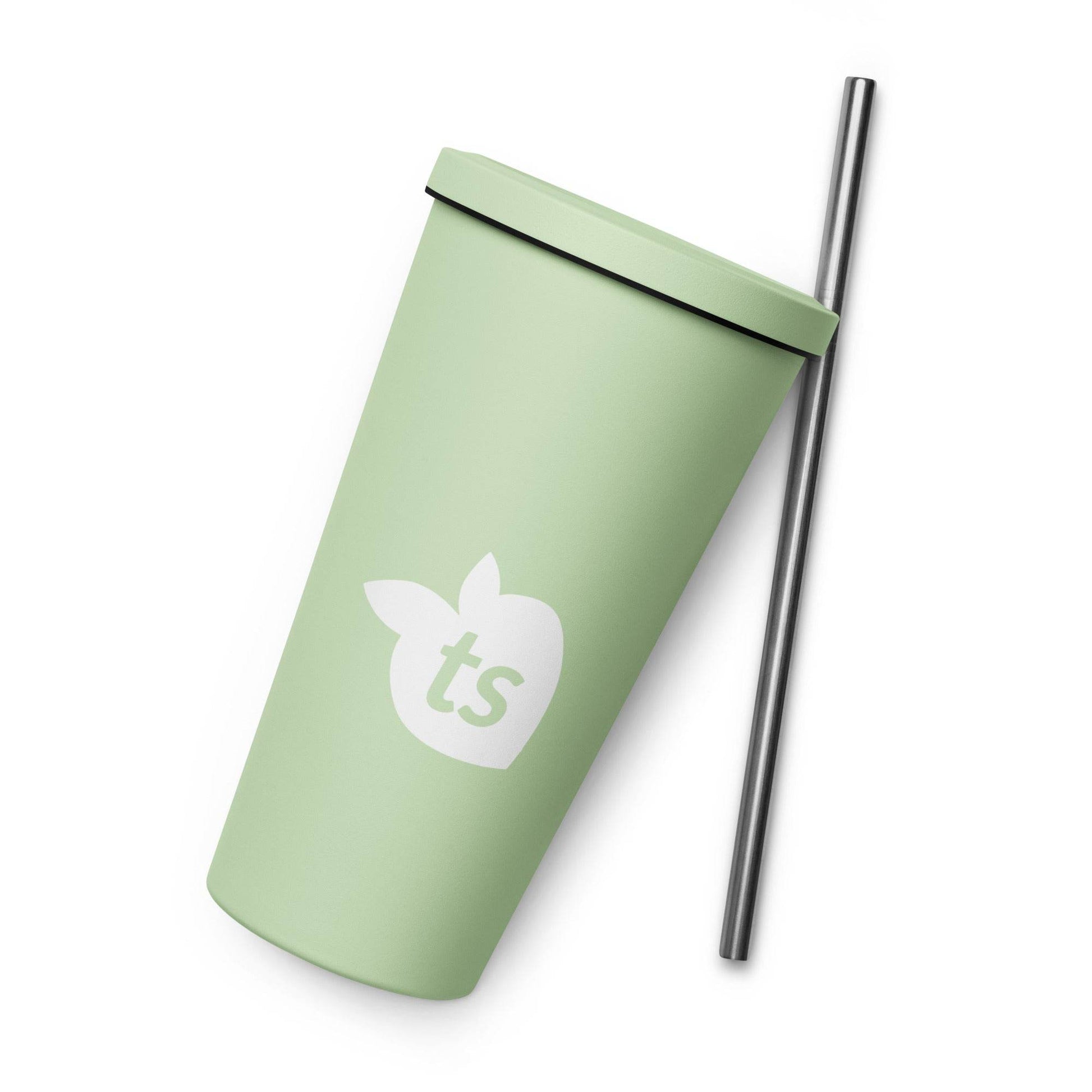 tsgabrielle • Insulated Tumbler with a Straw • Mint • 20 oz - 600 ml