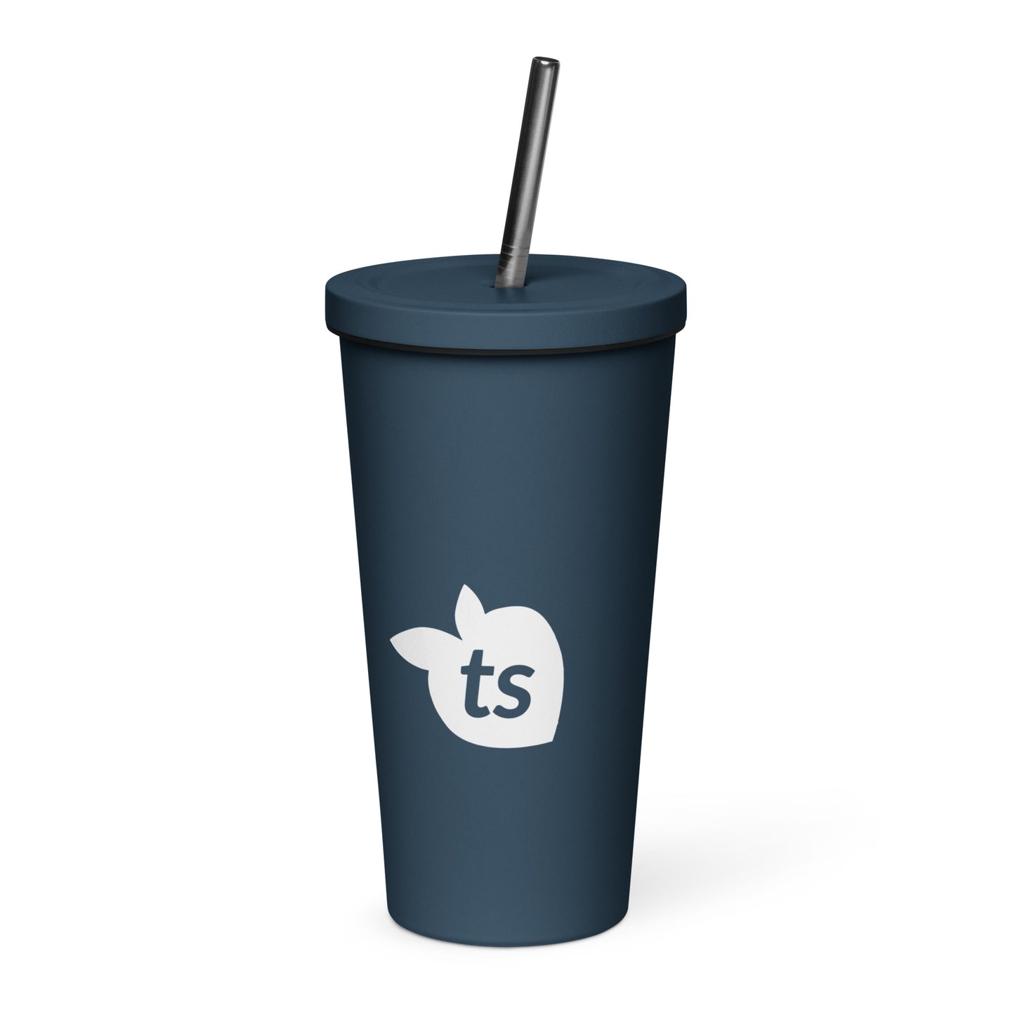 tsgabrielle • Insulated Tumbler with a Straw • Dark Navy • 20 oz - 600 ml