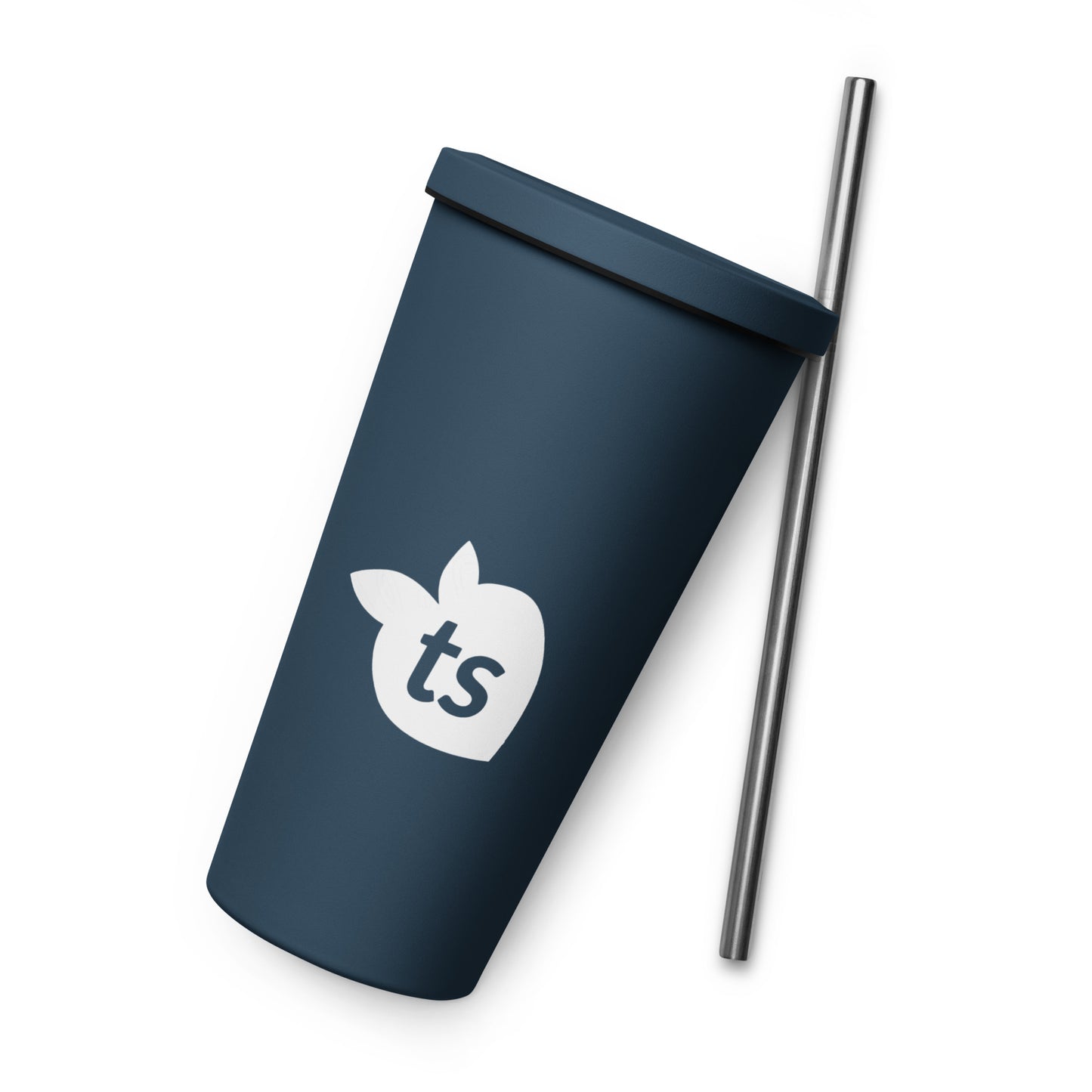 tsgabrielle • Insulated Tumbler with a Straw • Dark Navy • 20 oz - 600 ml