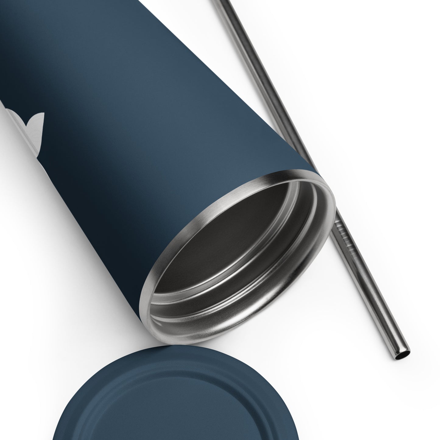 tsgabrielle • Insulated Tumbler with a Straw • Dark Navy • 20 oz - 600 ml