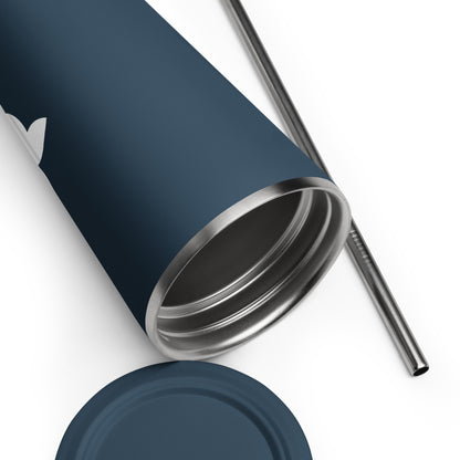 tsgabrielle • Insulated Tumbler with a Straw • Dark Navy • 20 oz - 600 ml