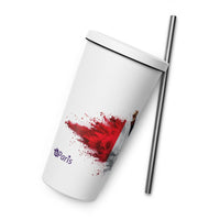 tsgabrielle® • Paris - Napoleon Bonaparte • Tumbler • Stainless Steel • White • 20 oz •