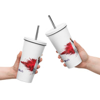 tsgabrielle® • Paris - Napoleon Bonaparte • Tumbler • Stainless Steel • White • 20 oz •