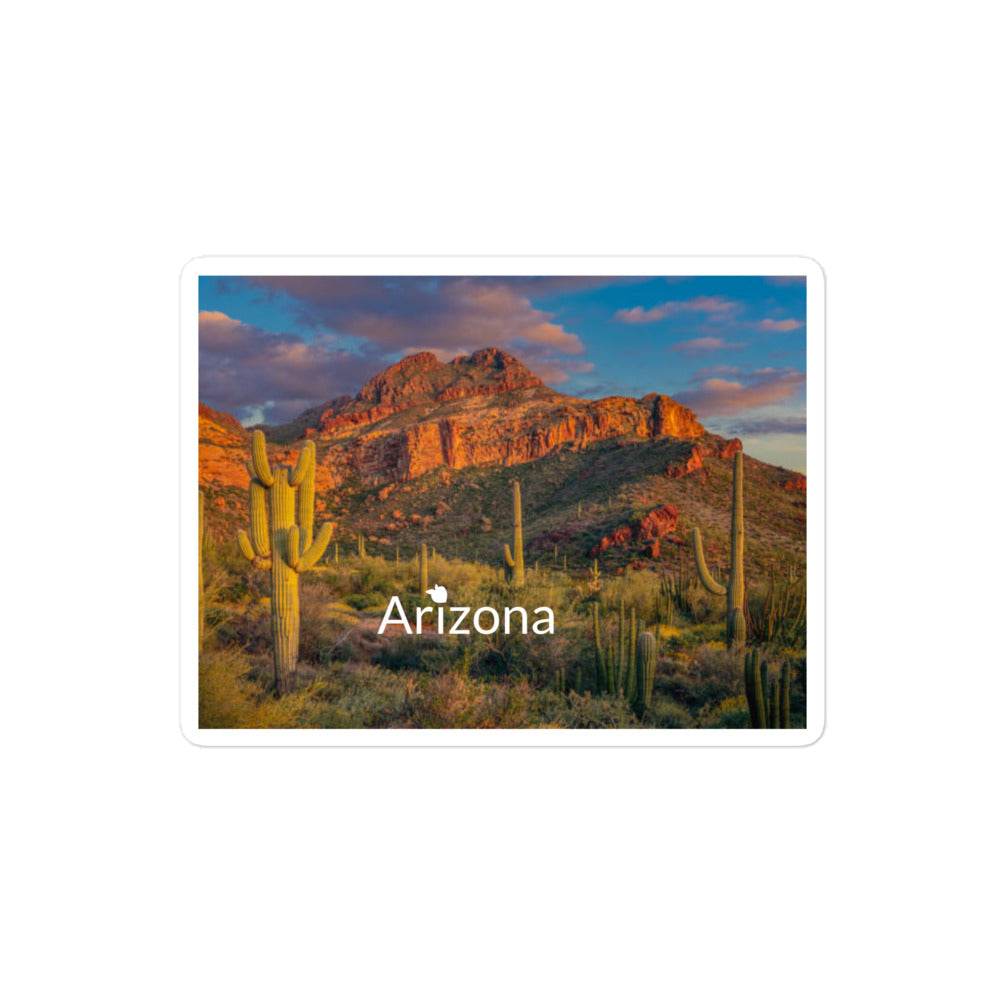 tsgabrielle • Arizona - Tucson Mountain Range • Sticker Bubble-Frees • 3 Sizes