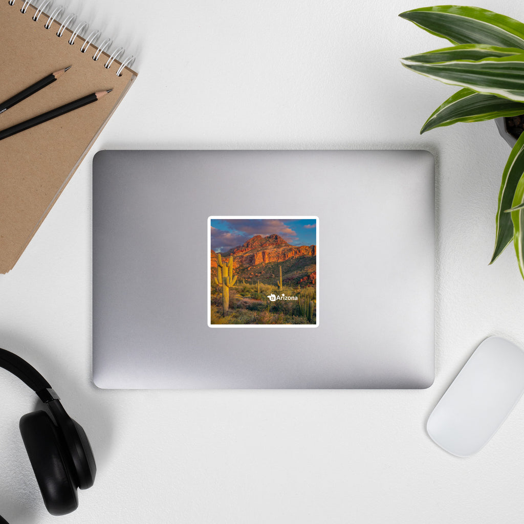 tsgabrielle® • Arizona - Tucson Mountain Range • Sticker Bubble-Frees • 3 Sizes