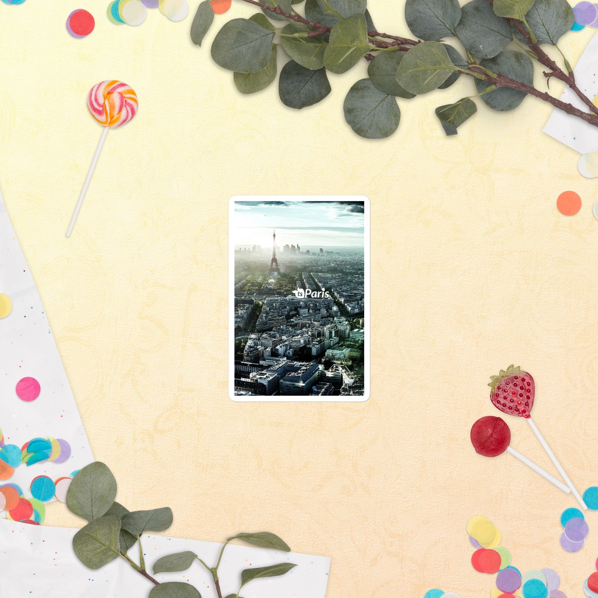 tsgabrielle® • Paris - Panoramic View • Bubble-Free Sticker • 3 Sizes