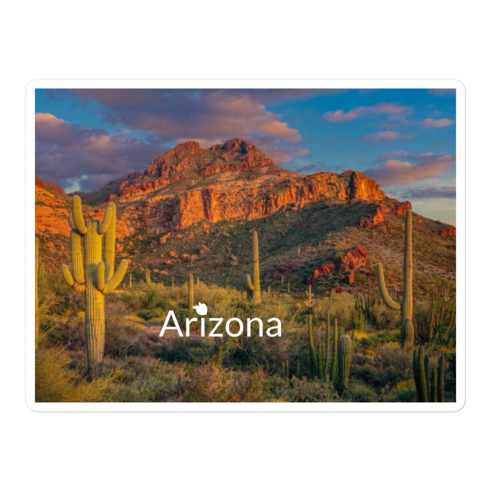 tsgabrielle • Arizona - Tucson Mountain Range • Sticker Bubble-Frees • 3 Sizes