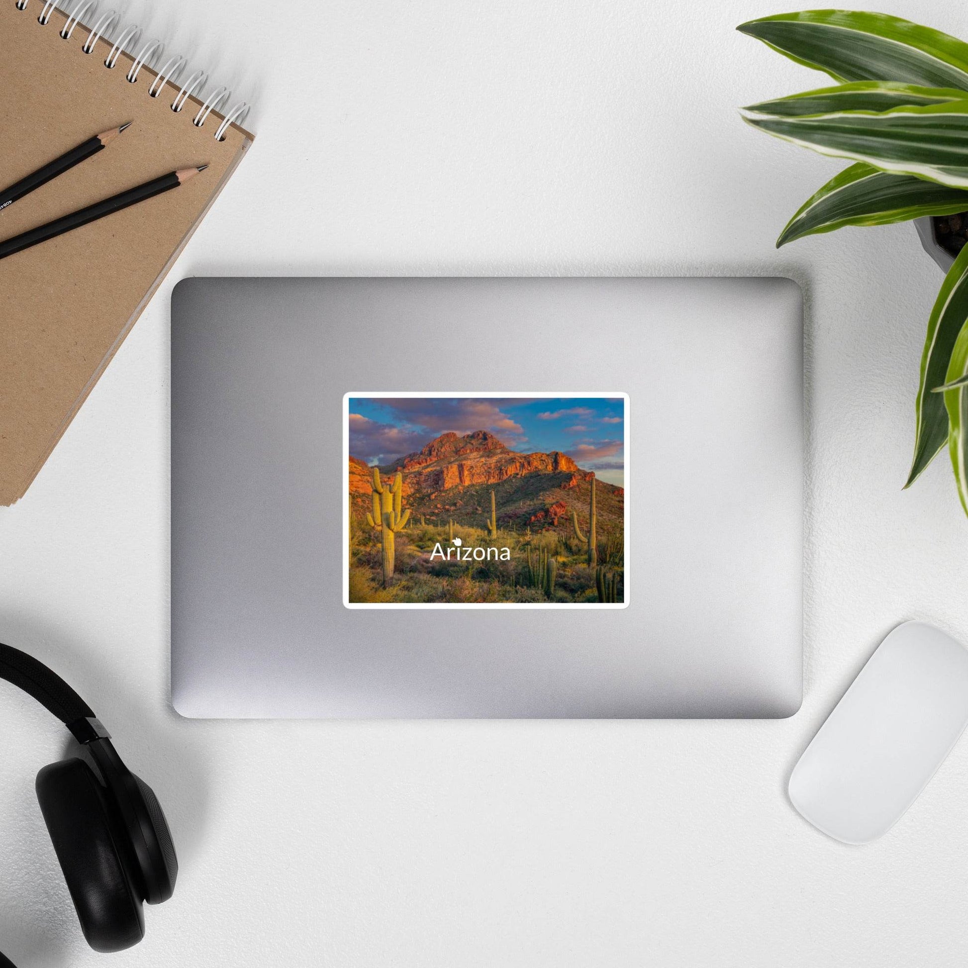 tsgabrielle • Arizona - Tucson Mountain Range • Sticker Bubble-Frees • 3 Sizes