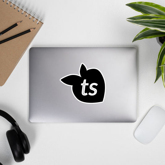 tsgabrielle • Bubble-Free Stickers • Black Peach • 3 Sizes