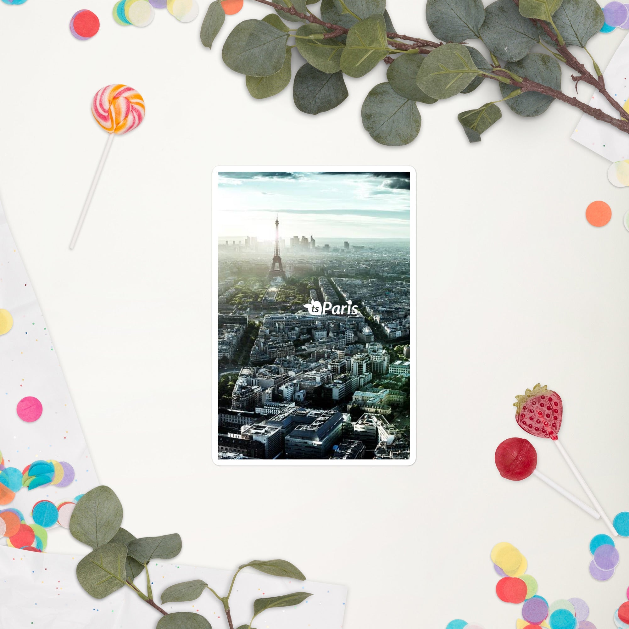 tsgabrielle® • Paris - Panoramic View • Bubble-Free Sticker • 3 Sizes