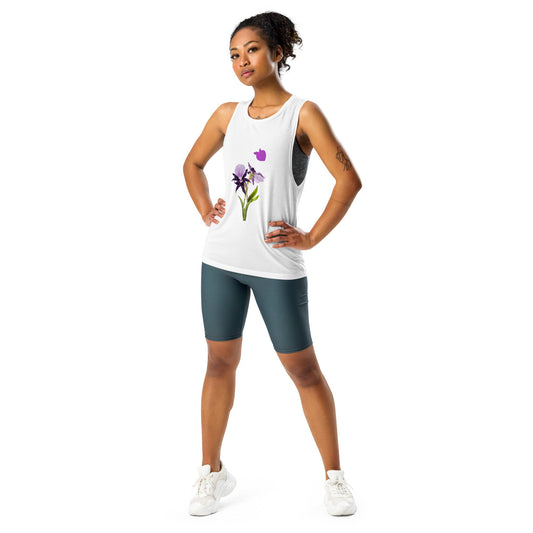 Ladies’ Muscle Tank - Flower • tsgabrielle™ USA • • Ladies’ Muscle Tank - Flower