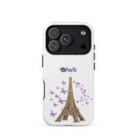 tsgabrielle® • Paris - La Tour Eiffel • Tough Case Compatible with iPhone® • MagSafe® • Latest Models • iPhone 17 Pro White Back cover
