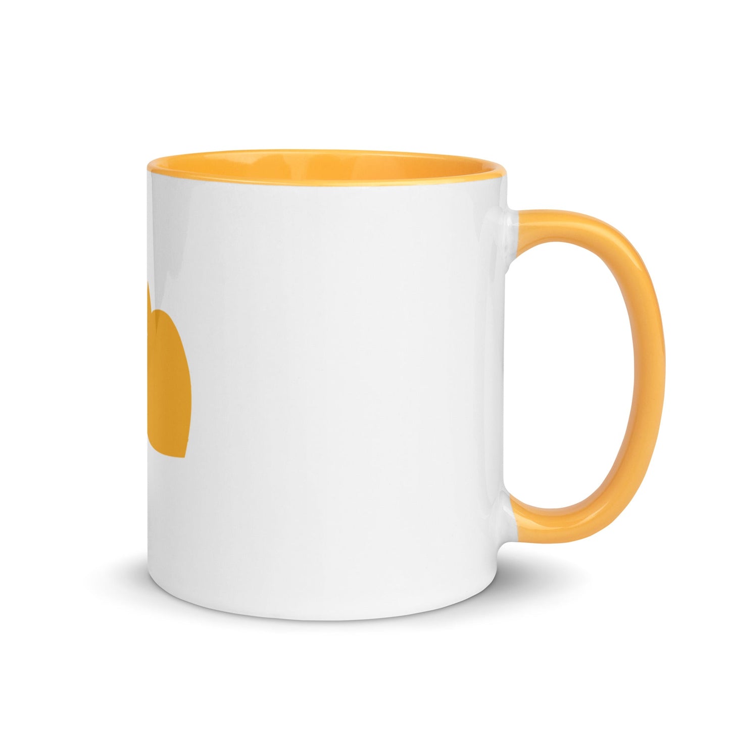 Mug with Color Inside Golden Yellow • tsgabrielle™ USA • • Mug with Color Inside Golden Yellow