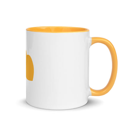 Mug with Color Inside Golden Yellow • tsgabrielle™ USA • • Mug with Color Inside Golden Yellow