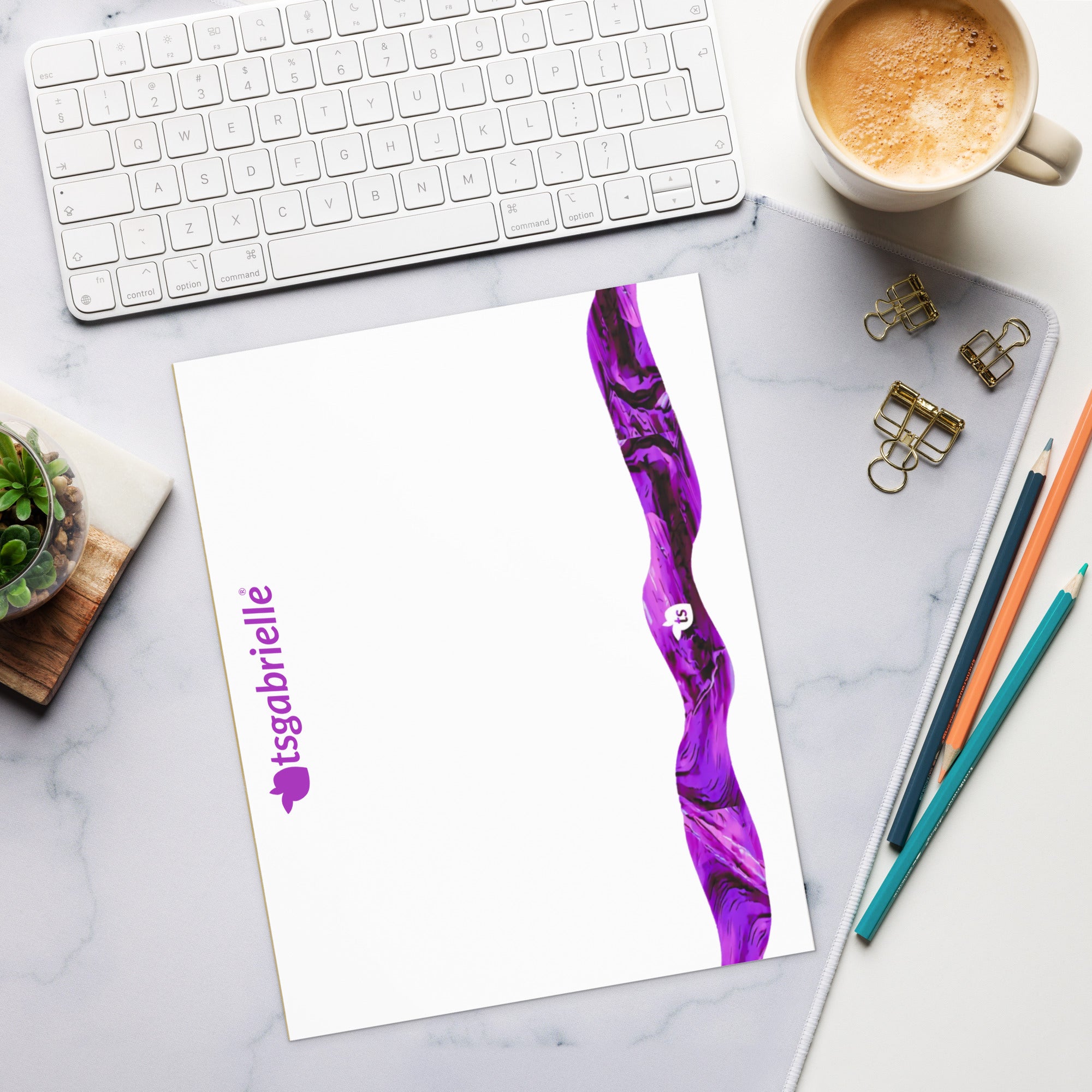 tsgabrielle® • Notepad • White • 3 Sizes