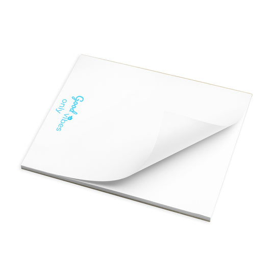 tsgabrielle • Good Vibes Only • Notepad • White • 3 Sizes