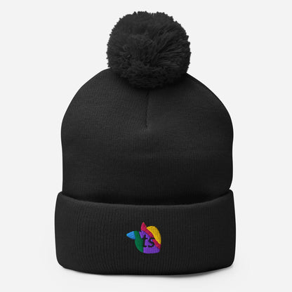 tsgabrielle • Pride 2025 • Pom-Pom Beanie • Black - tsgabrielle
