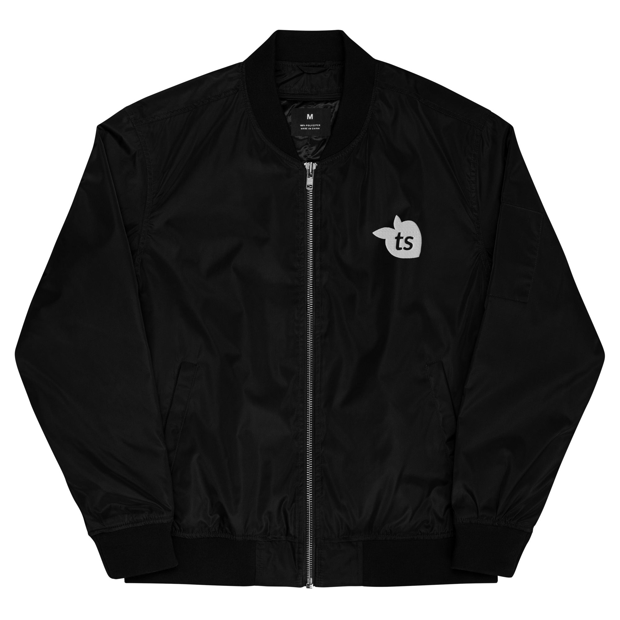 tsgabrielle® • Men's • Premium Bomber Jacket • Black