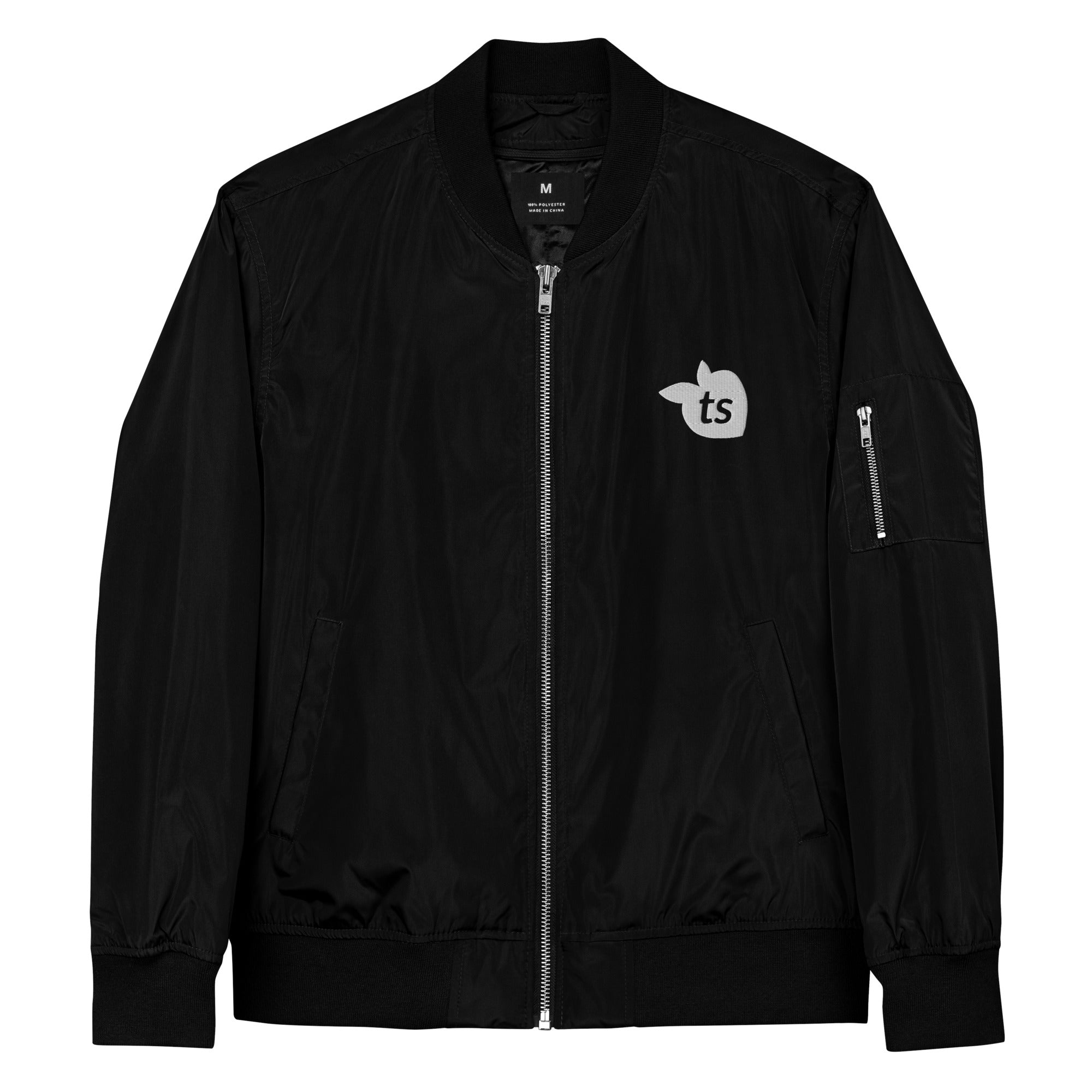tsgabrielle® • Men's • Premium Bomber Jacket • Black