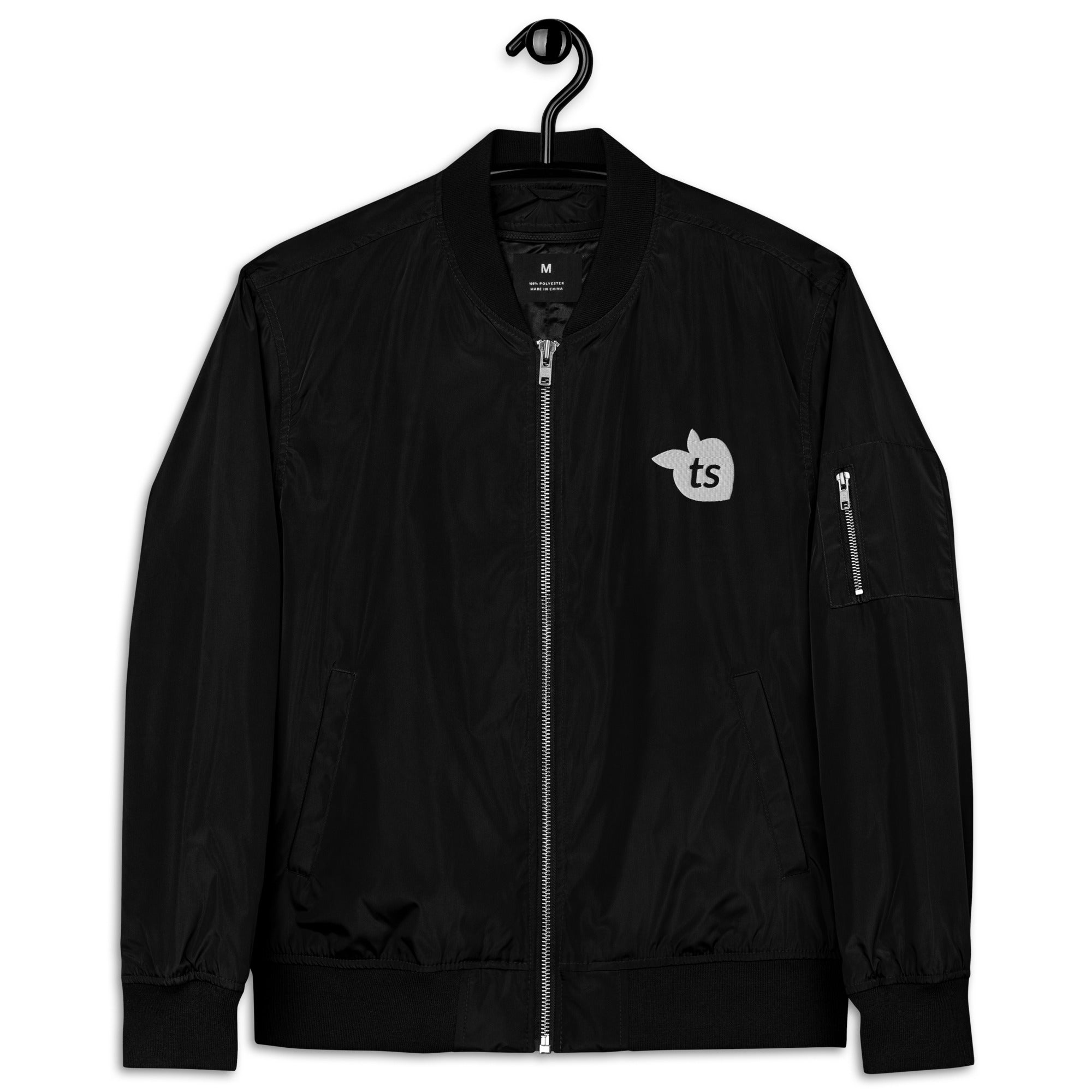 tsgabrielle® • Men's • Premium Bomber Jacket • Black