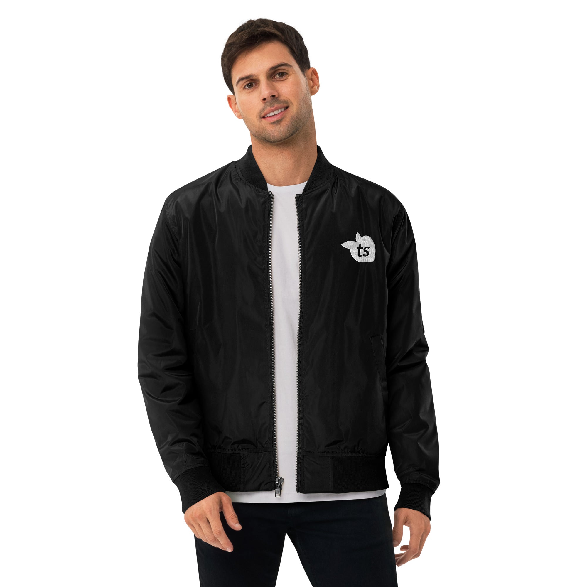 tsgabrielle® • Men's • Premium Bomber Jacket • Black