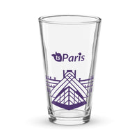 tsgabrielle® • Paris - The Louvre Pyramid • Shaker Pint Glass • 16 oz