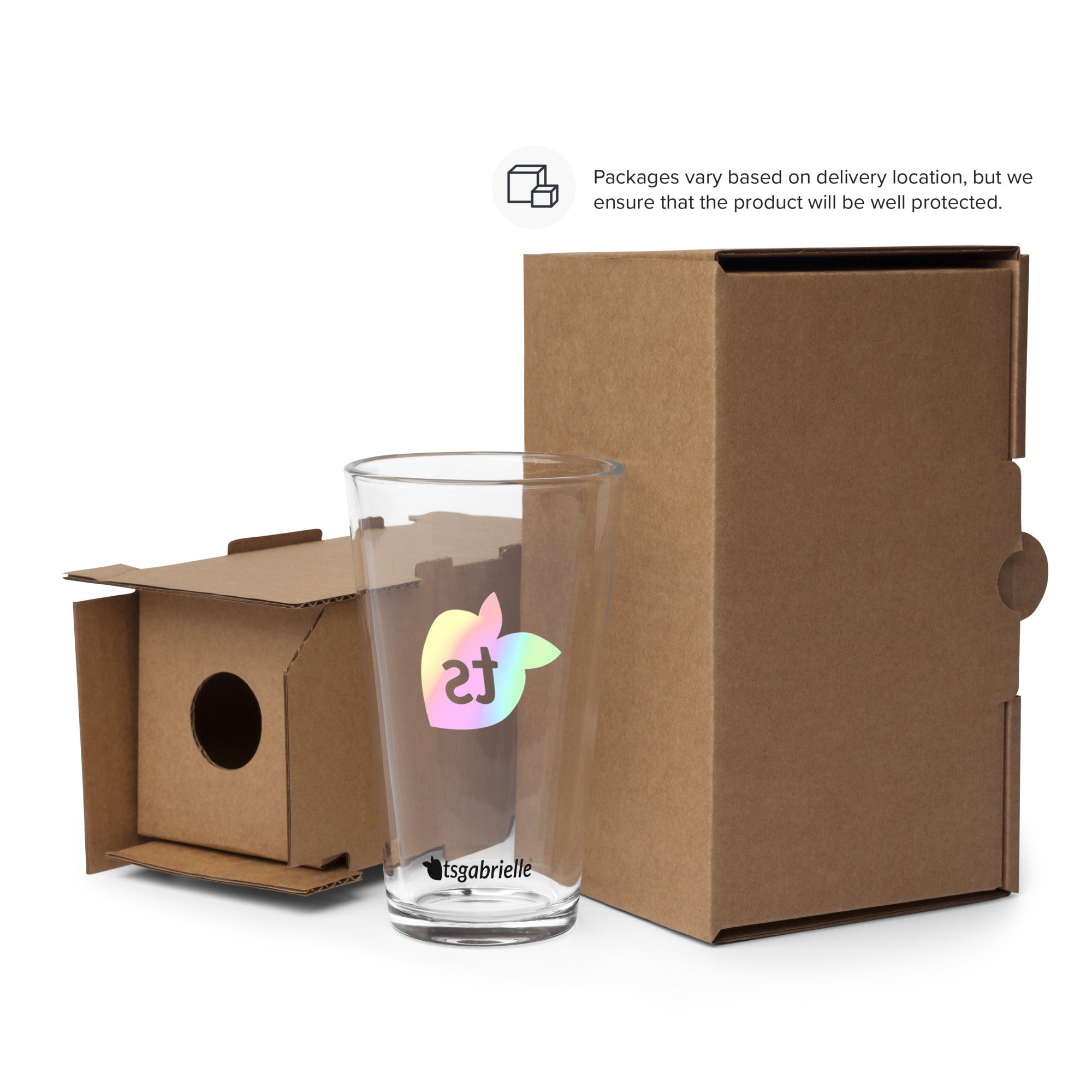 tsgabrielle® • Pride 25 • Shaker Pint Glass • 473 ml