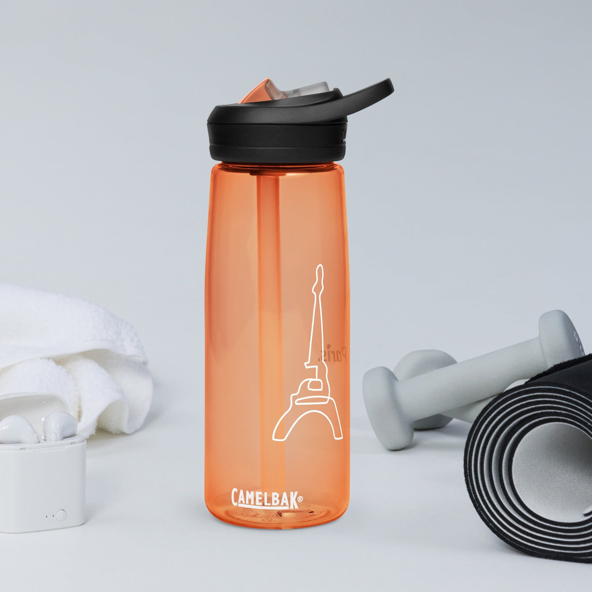 Sports Water Bottle Color (Paris) • tsgabrielle™ USA • • Sports Water Bottle Color (Paris)