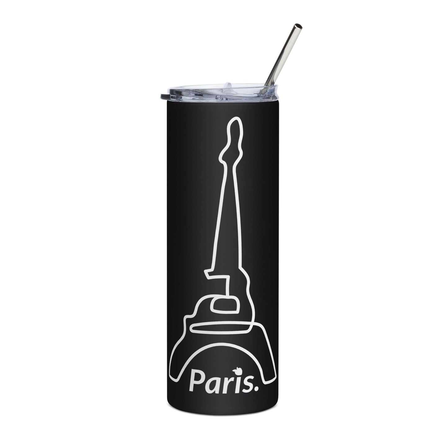 Stainless Steel Tumbler Black (Paris)