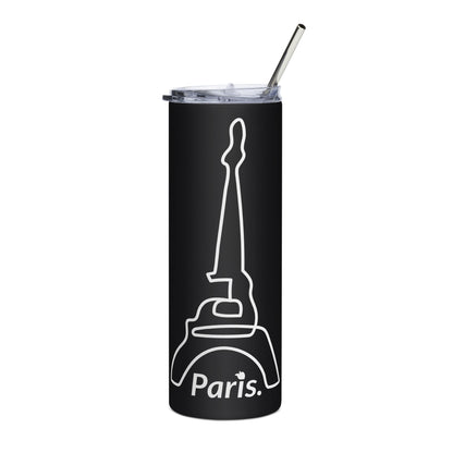 Stainless Steel Tumbler Black (Paris)