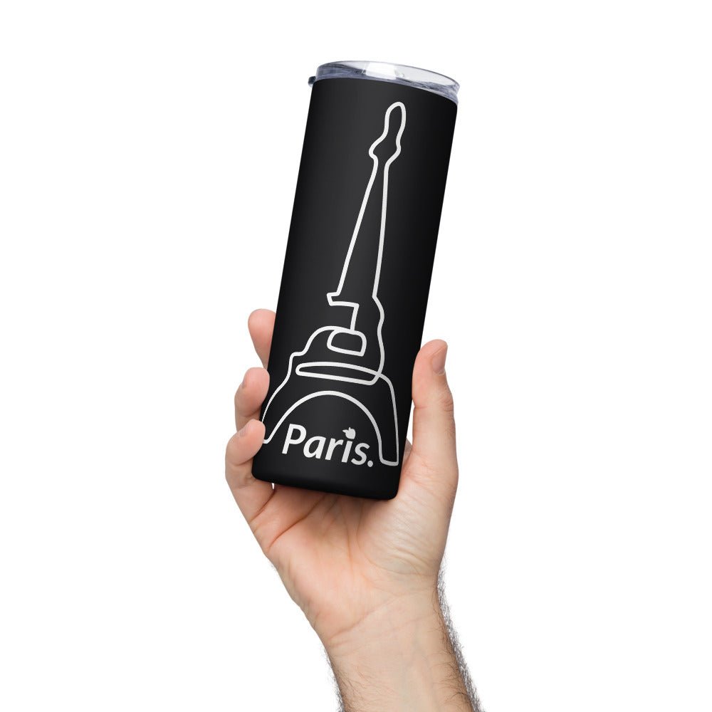 Stainless Steel Tumbler Black (Paris)