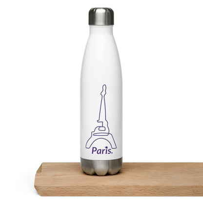 Stainless Steel Water Bottle White (Paris)