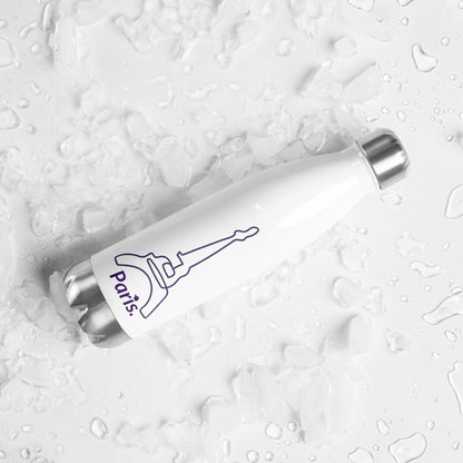 Stainless Steel Water Bottle White (Paris)