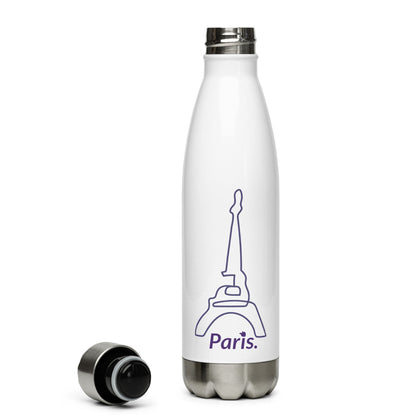 Stainless Steel Water Bottle White (Paris)