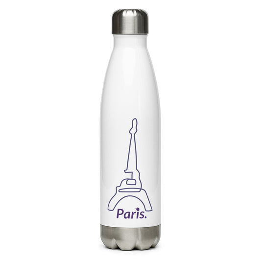 Stainless Steel Water Bottle White (Paris)