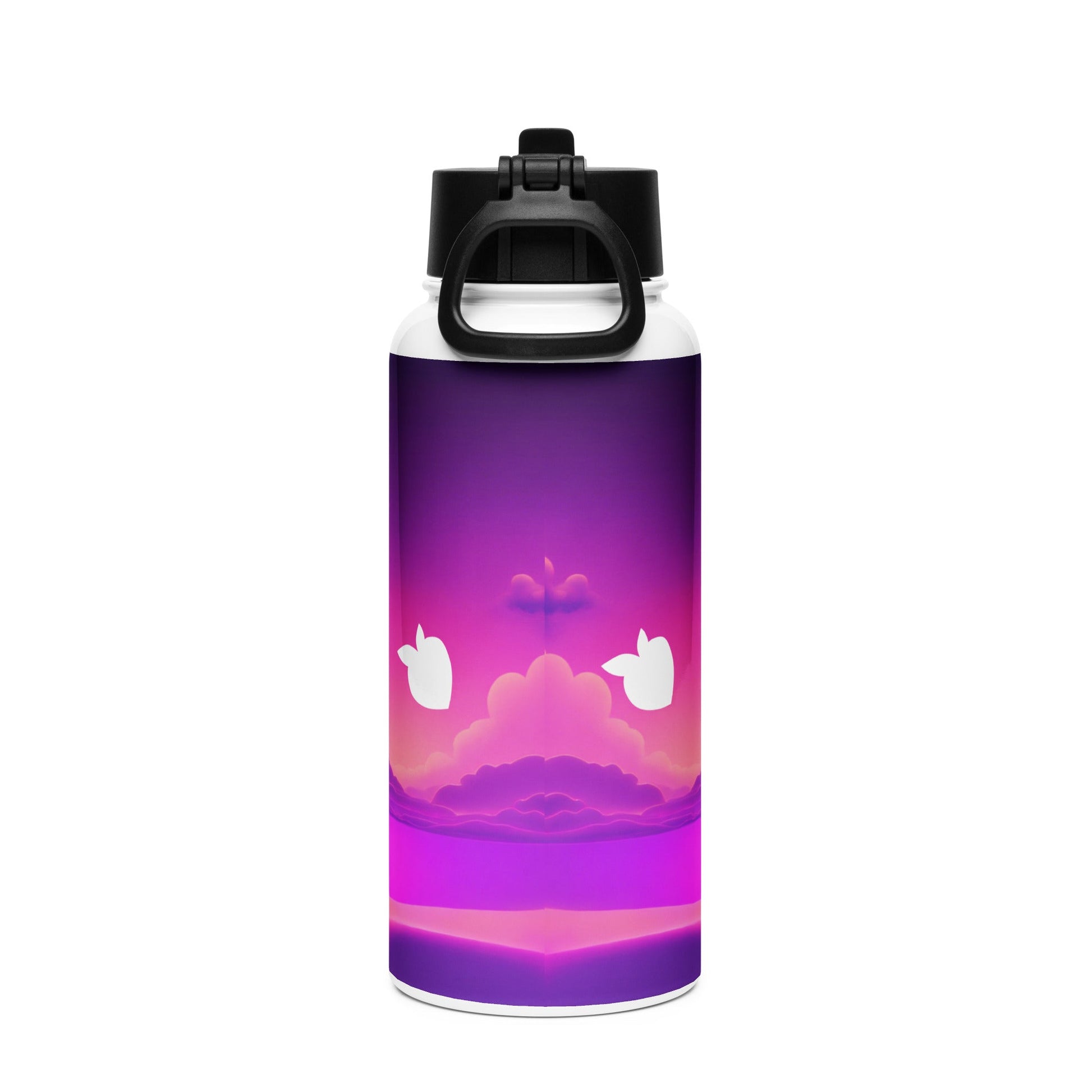 tsgabrielle™ • tsgabrielle™ • Stainless Steel Water Bottle with a Straw Lid - Edition Spatial • • Stainless Steel Water Bottle with a Straw Lid - Edition Spatial • TSG3 - PP03 - 2400052 • Product mockup