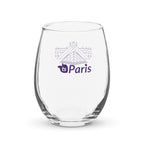 tsgabrielle® • Paris – The Louvre Pyramid • Stemless Wine Glass • 15 oz
