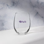 tsgabrielle® • Paris – The Louvre Pyramid • Stemless Wine Glass • 15 oz