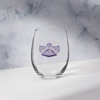 tsgabrielle® • Paris – The Louvre Pyramid • Stemless Wine Glass • 15 oz