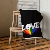 tsgabrielle® • Pride 25 - Love • Towel • Black • 76 x 152 cm