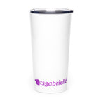 tsgabrielle® • Tapered Tumbler • White • Stainless Steel • 600 ml