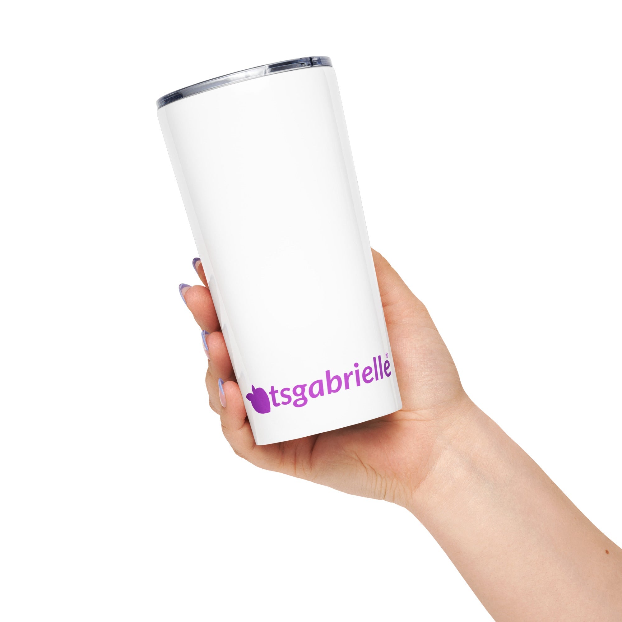tsgabrielle® • Tapered Tumbler • White • Stainless Steel • 600 ml