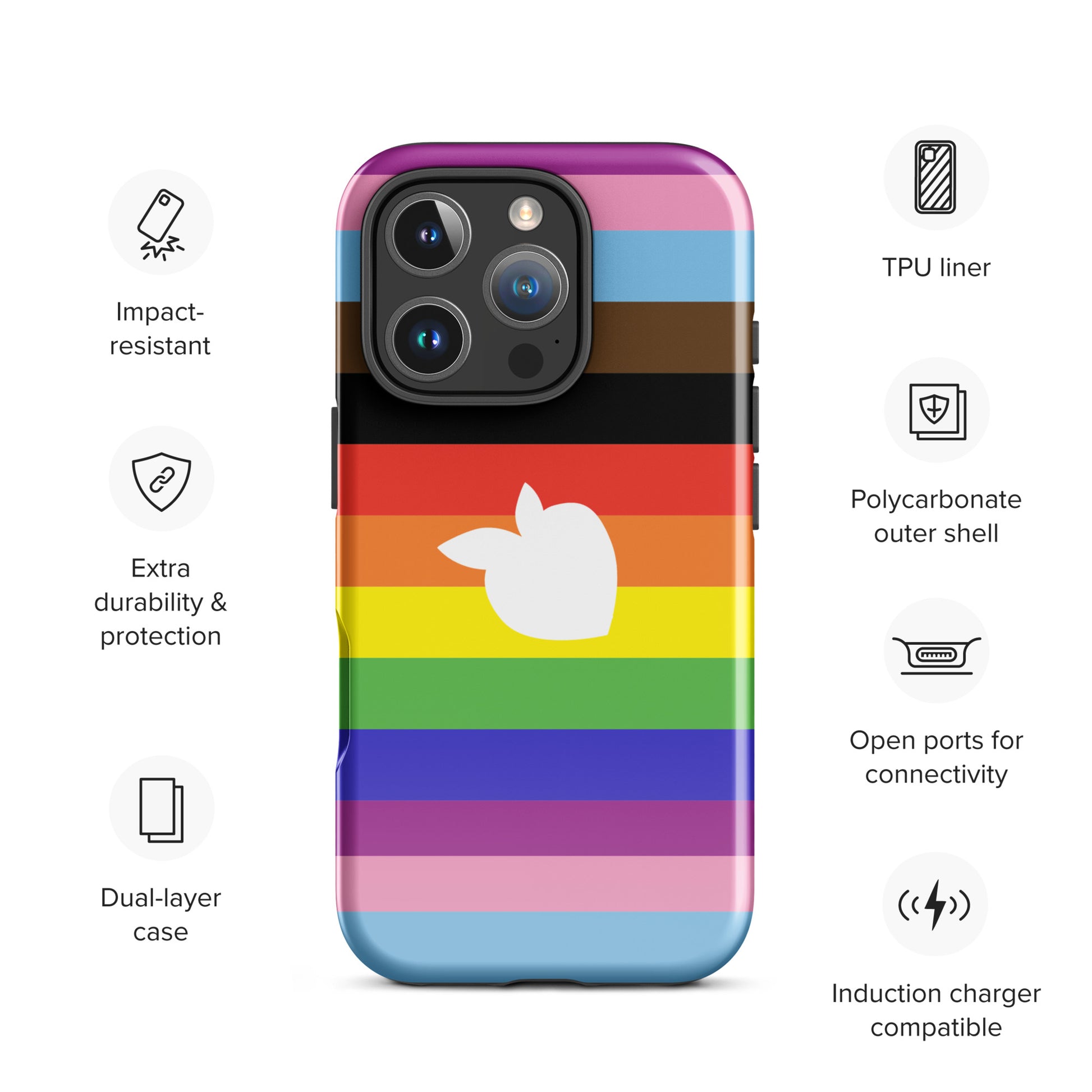 Tough Case for iPhone® (Pride 2024) • tsgabrielle™ USA • • Tough Case for iPhone® (Pride 2024)