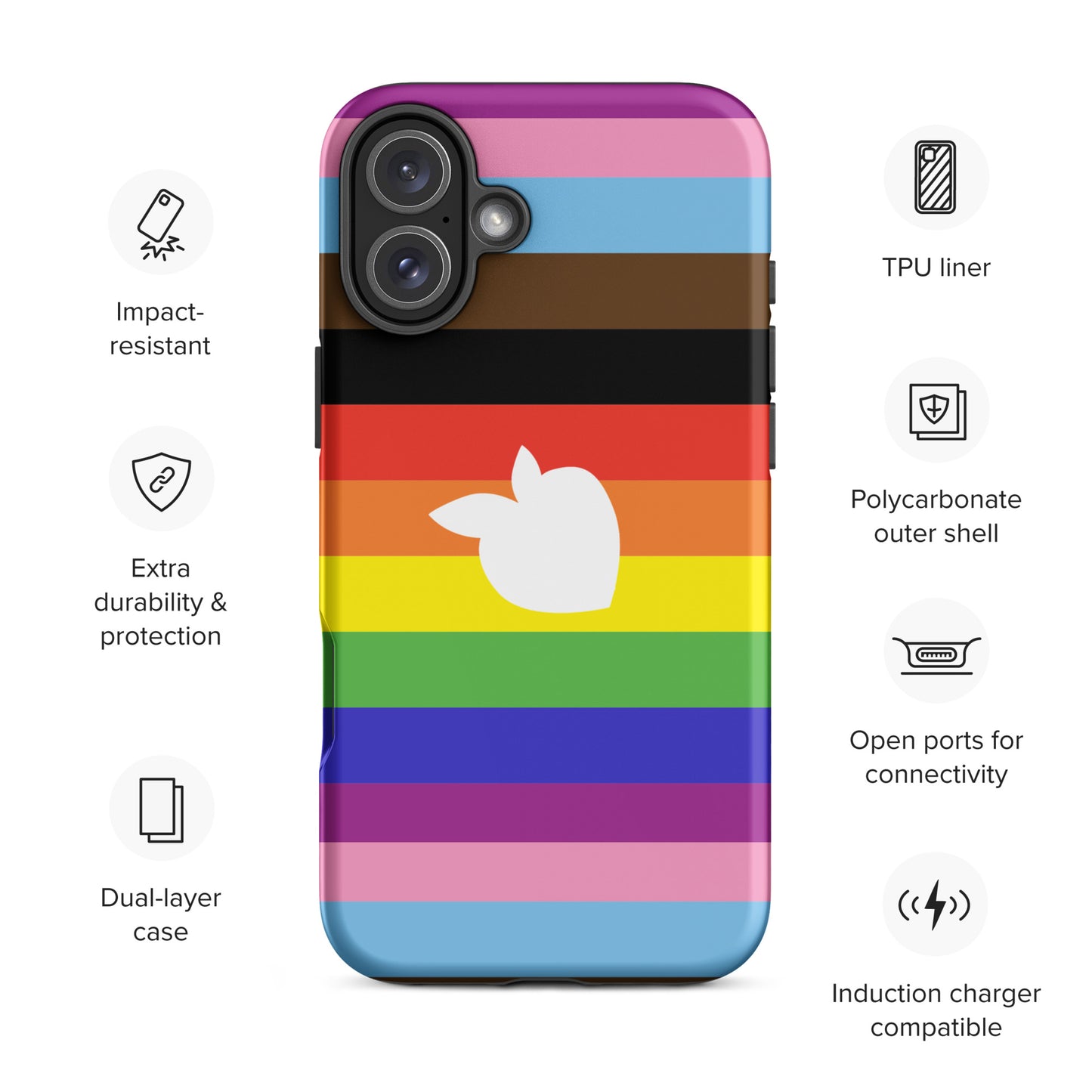 Tough Case for iPhone® (Pride 2024) • tsgabrielle™ USA • • Tough Case for iPhone® (Pride 2024)