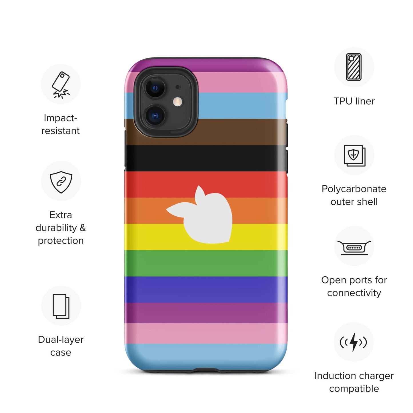 Tough Case for iPhone® (Pride 2024) • tsgabrielle™ USA • • Tough Case for iPhone® (Pride 2024)