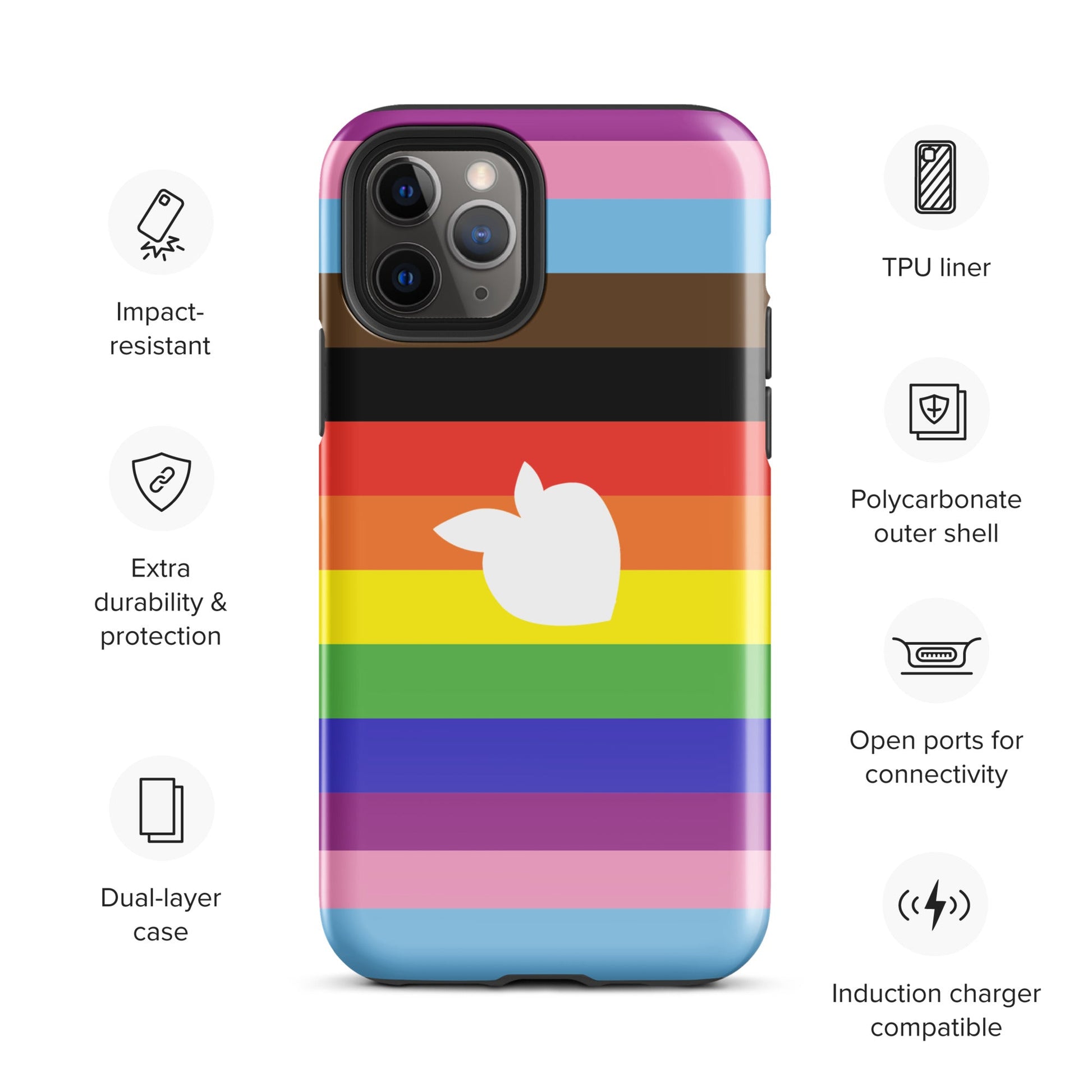 Tough Case for iPhone® (Pride 2024) • tsgabrielle™ USA • • Tough Case for iPhone® (Pride 2024)